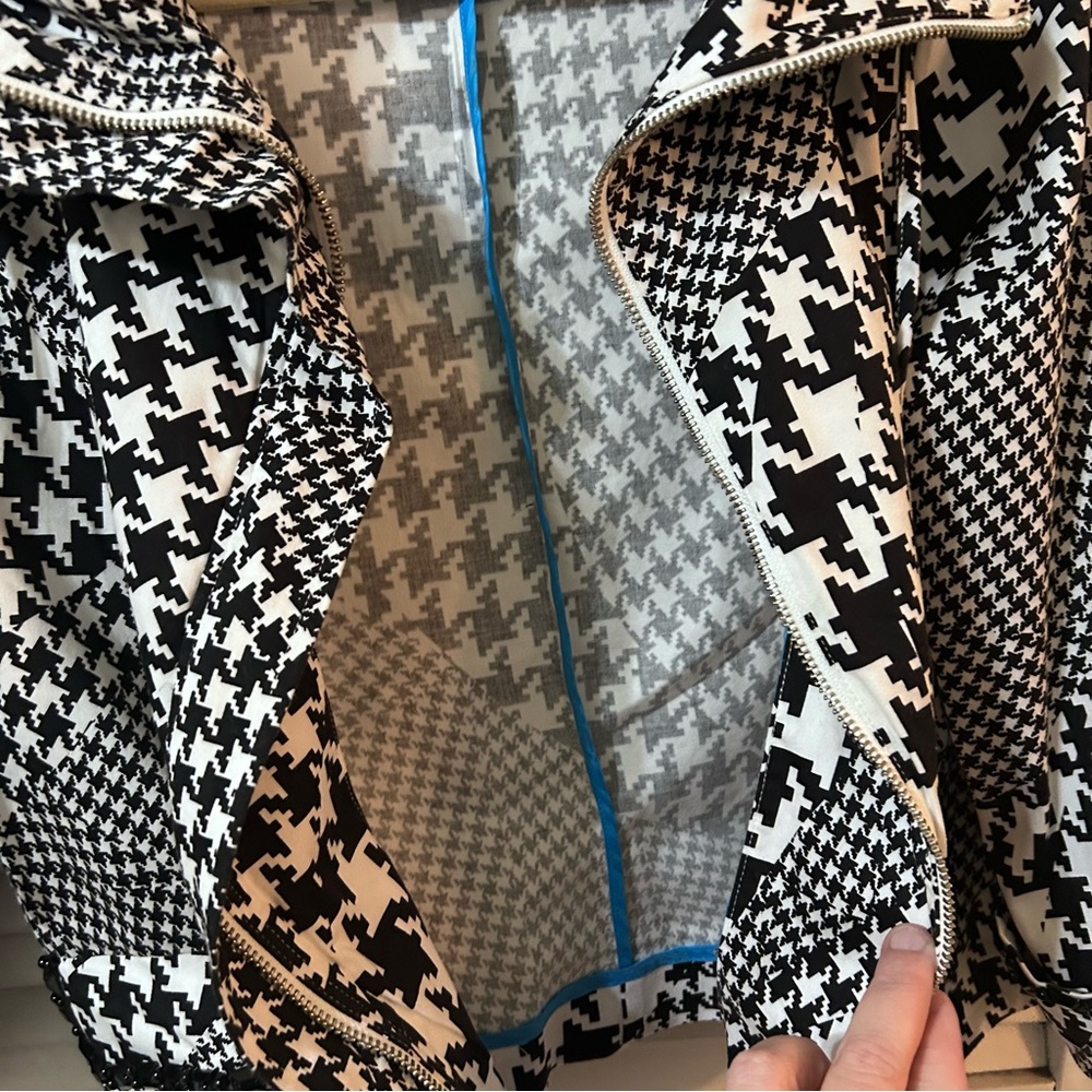 Berek Houndstooth Jacket Blazer Euc - image 4